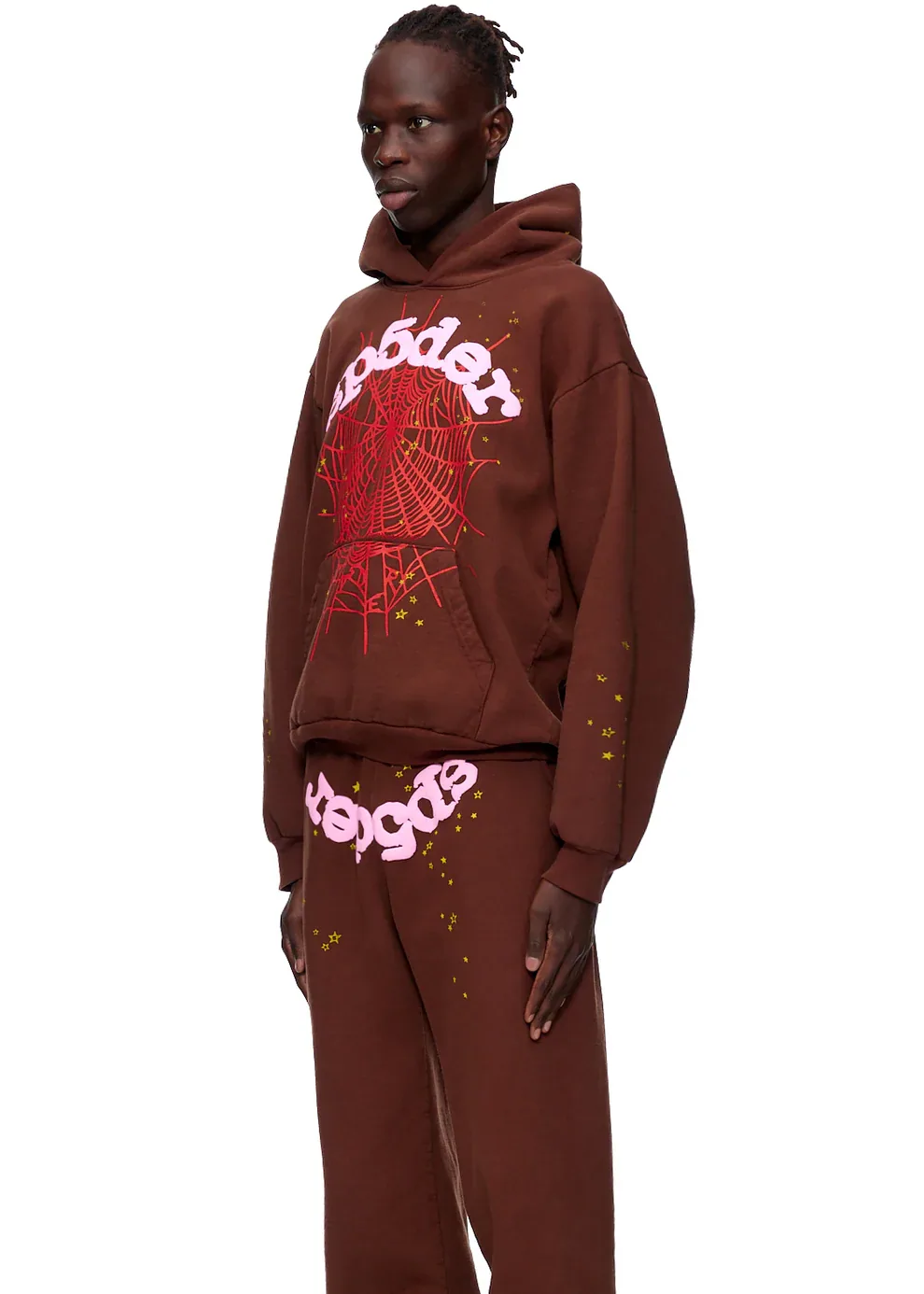 Sp5der Araignee Hoodie Brown — view 6