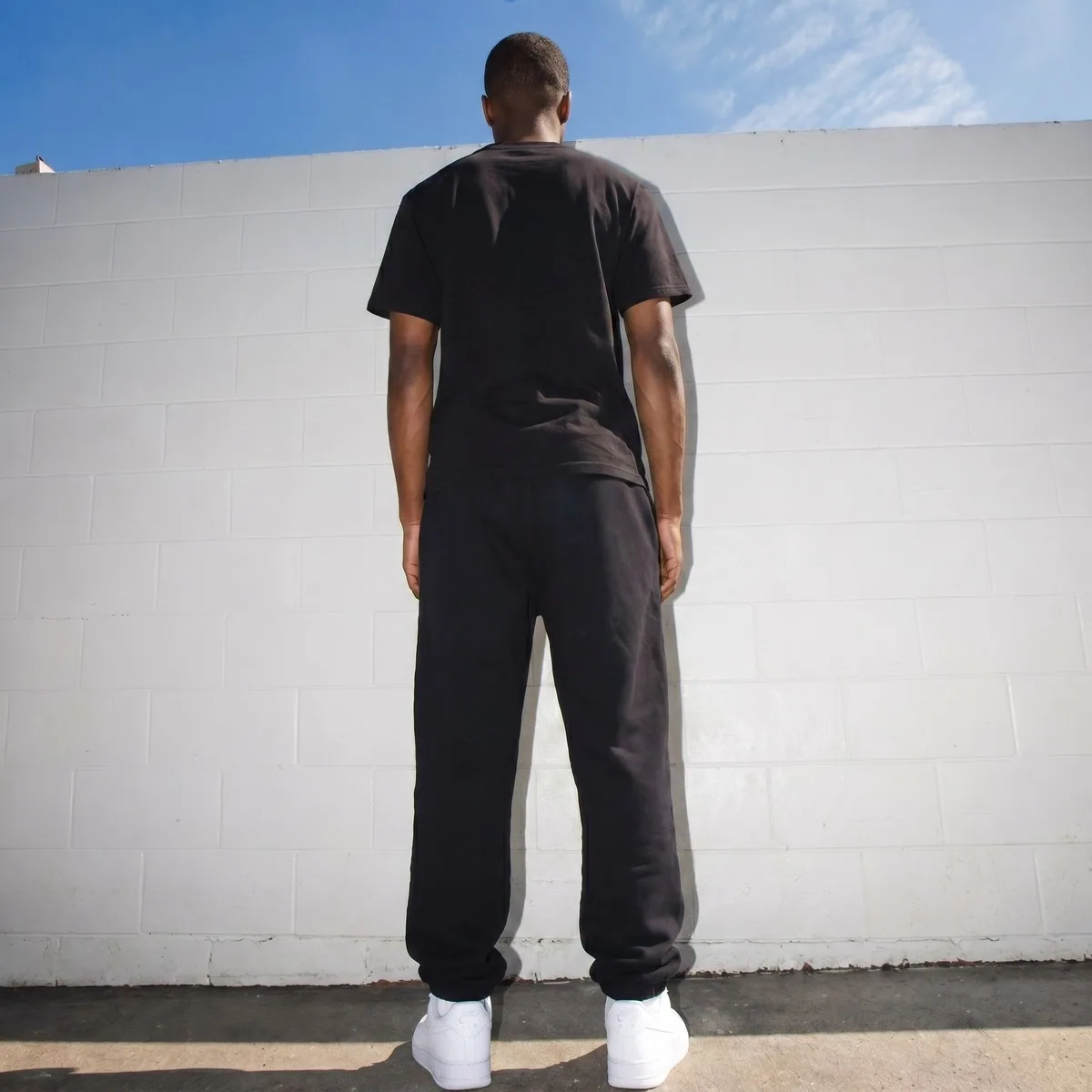 Black Sp5der Sweatpants — view 5