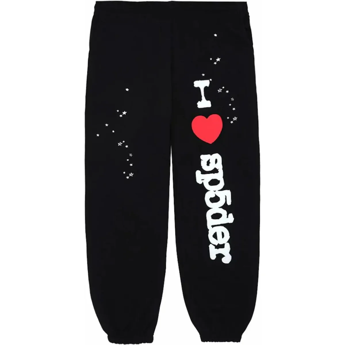 Sp5der Jumbo Sweatpant Black — sp5der