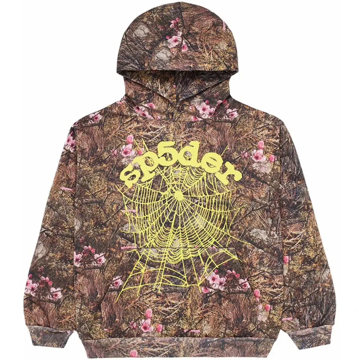 Sp5der OG Web Hoodie Real Tree — sp5der