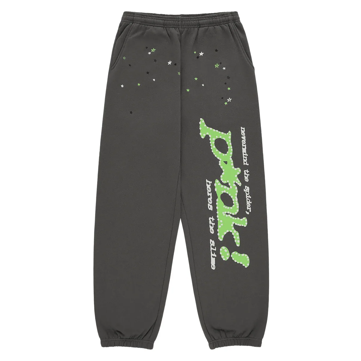Sp5der Debossed Web Pant Green — sp5der