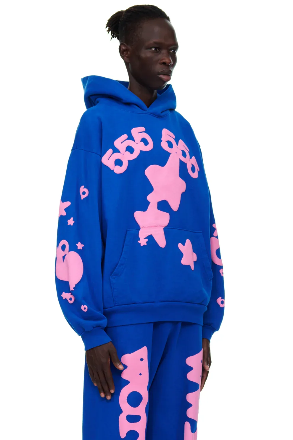 Sp5der Beluge Hoodie Blue — view 5