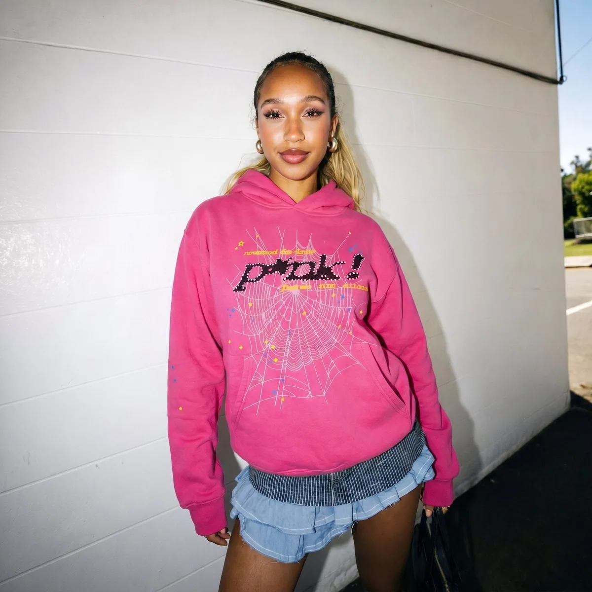 Sp5der Adult Sweatshirt Navy — view 6