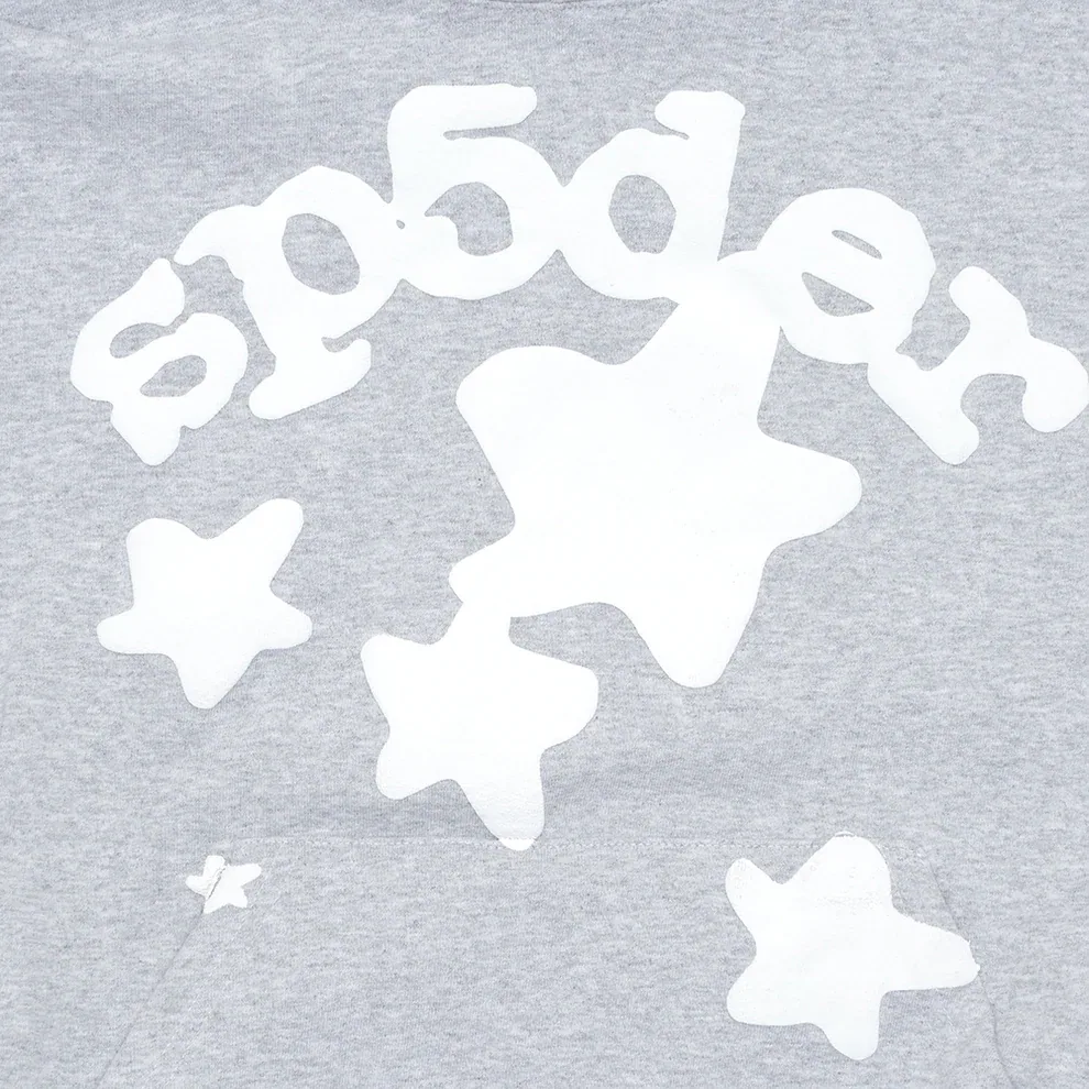 Sp5der Beluga Hoodie Grey — view 3