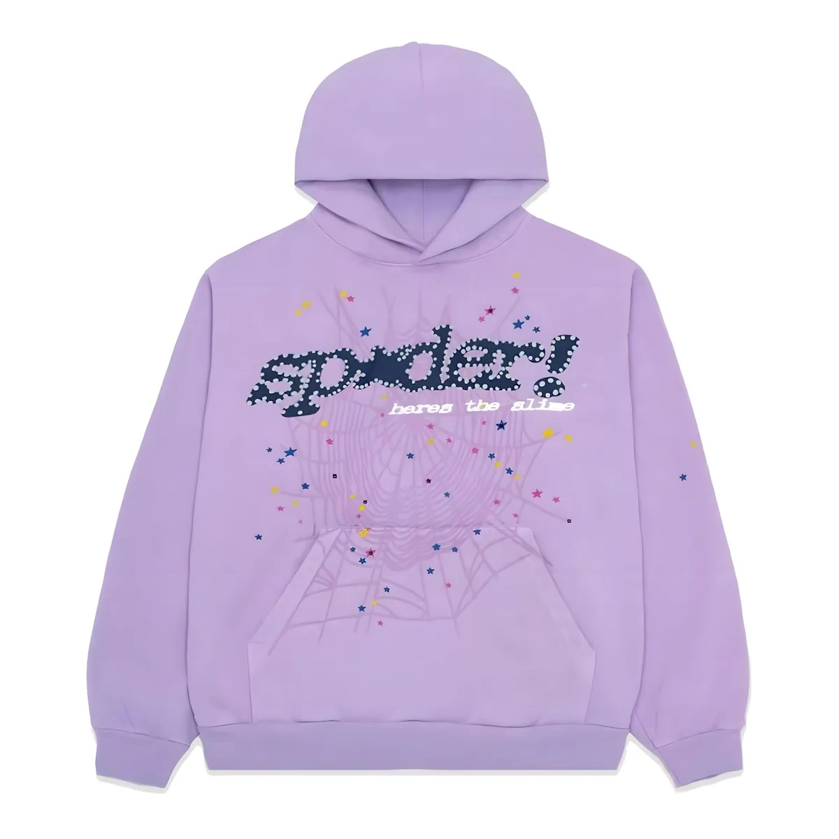 Sp5der Acai Hoodie Purple — sp5der
