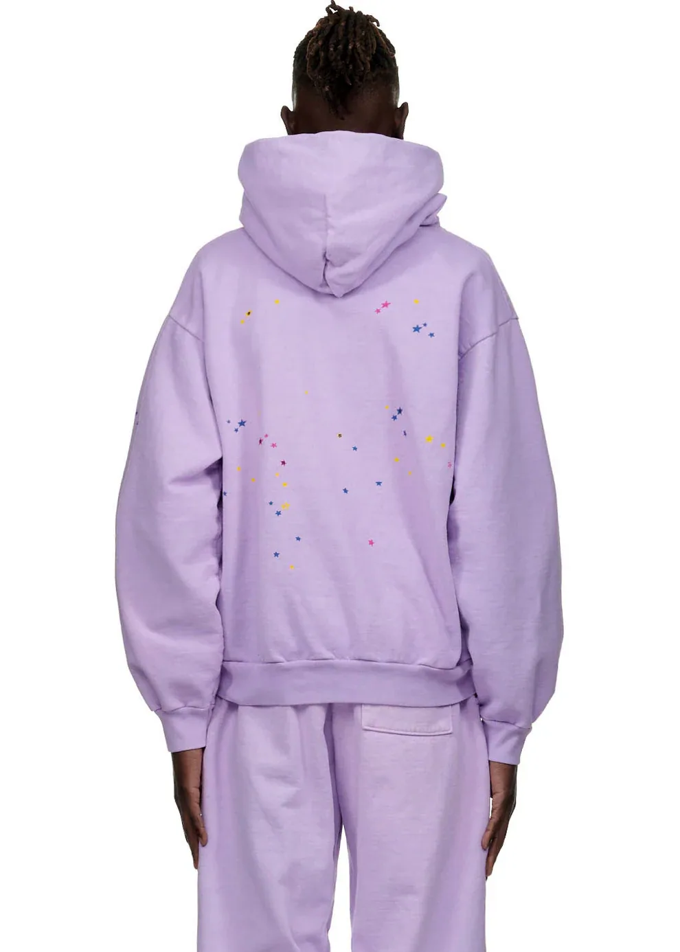 Sp5der Acai Hoodie Purple — view 6