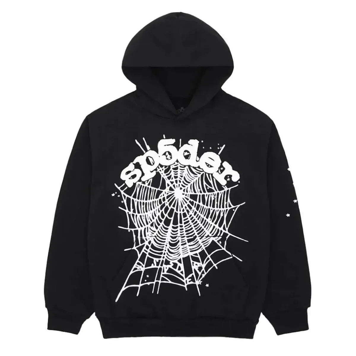Sp5der Logo Hoodie Sweatshirt Black — sp5der
