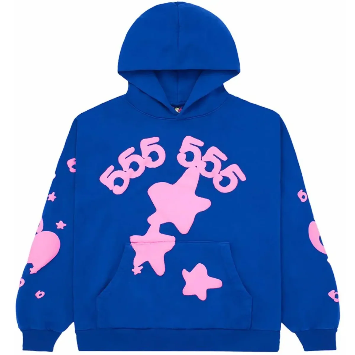 Sp5der Beluge Hoodie Blue — sp5der