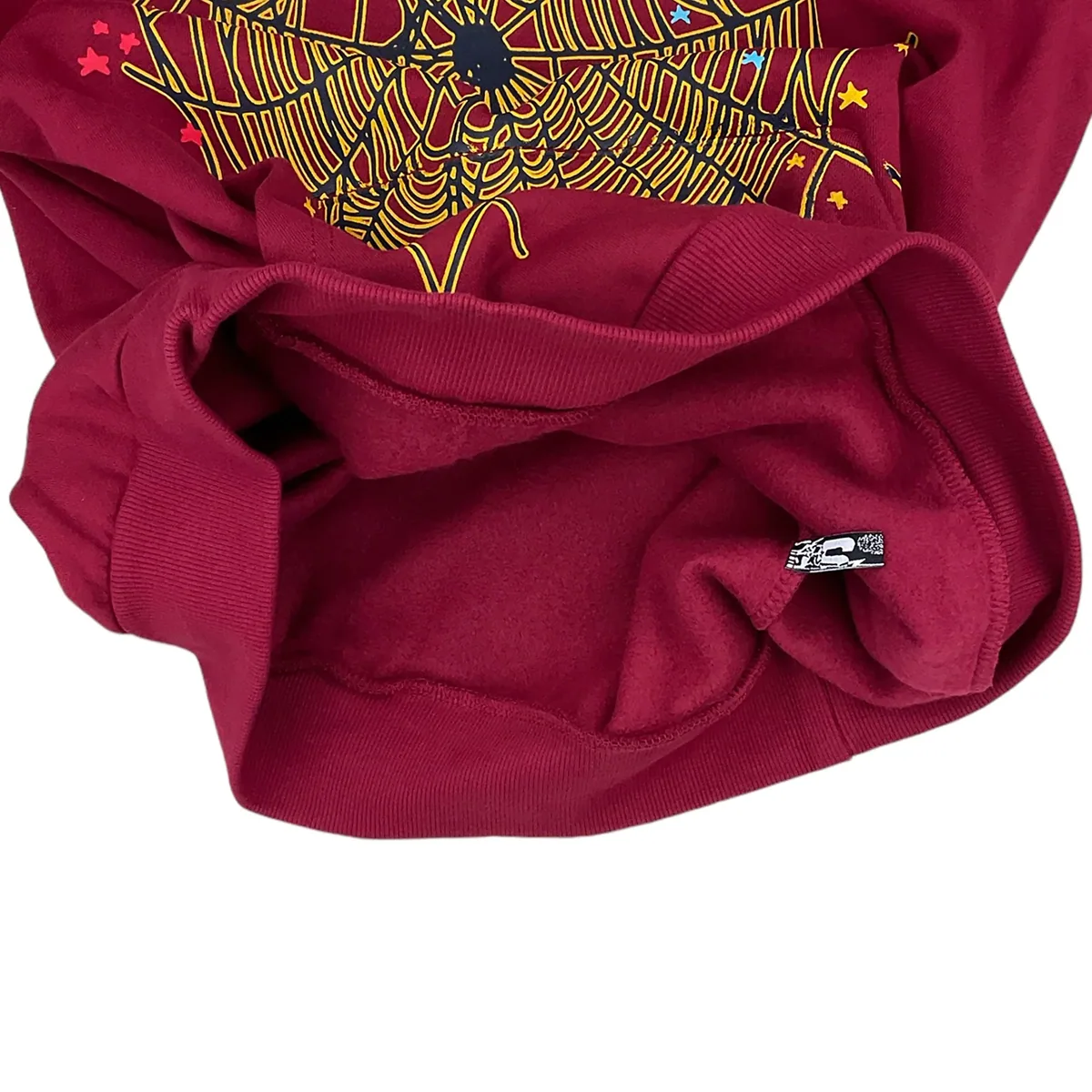Sp5der Logo Hoodie Sweatshirt Green — view 4