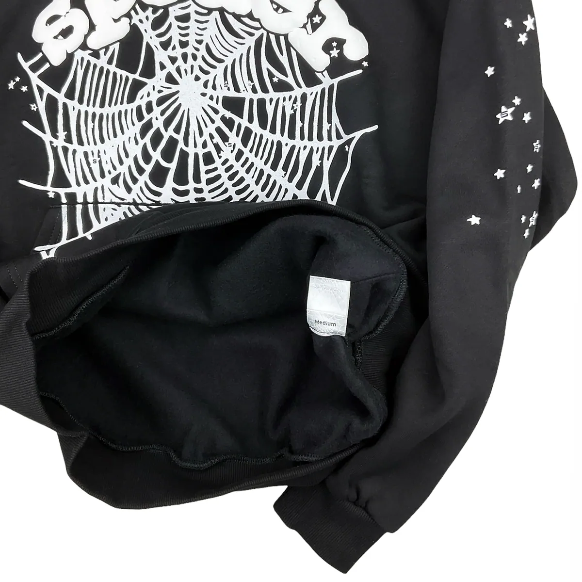 Sp5der OG Web Hoodie Navy — view 4