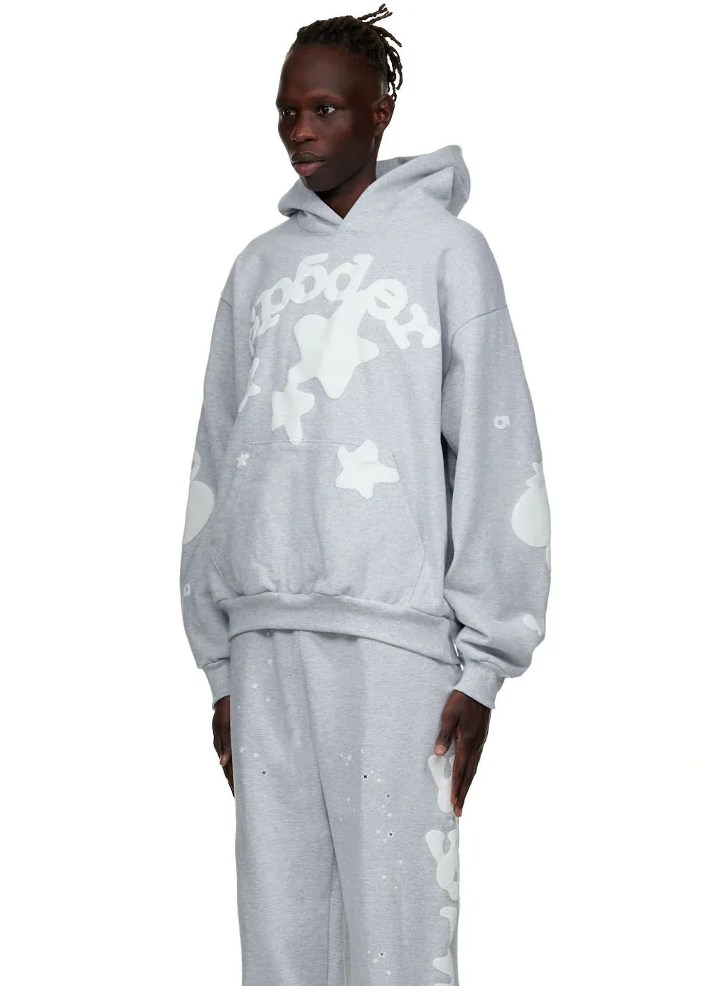 Sp5der Beluga Hoodie Grey — view 8