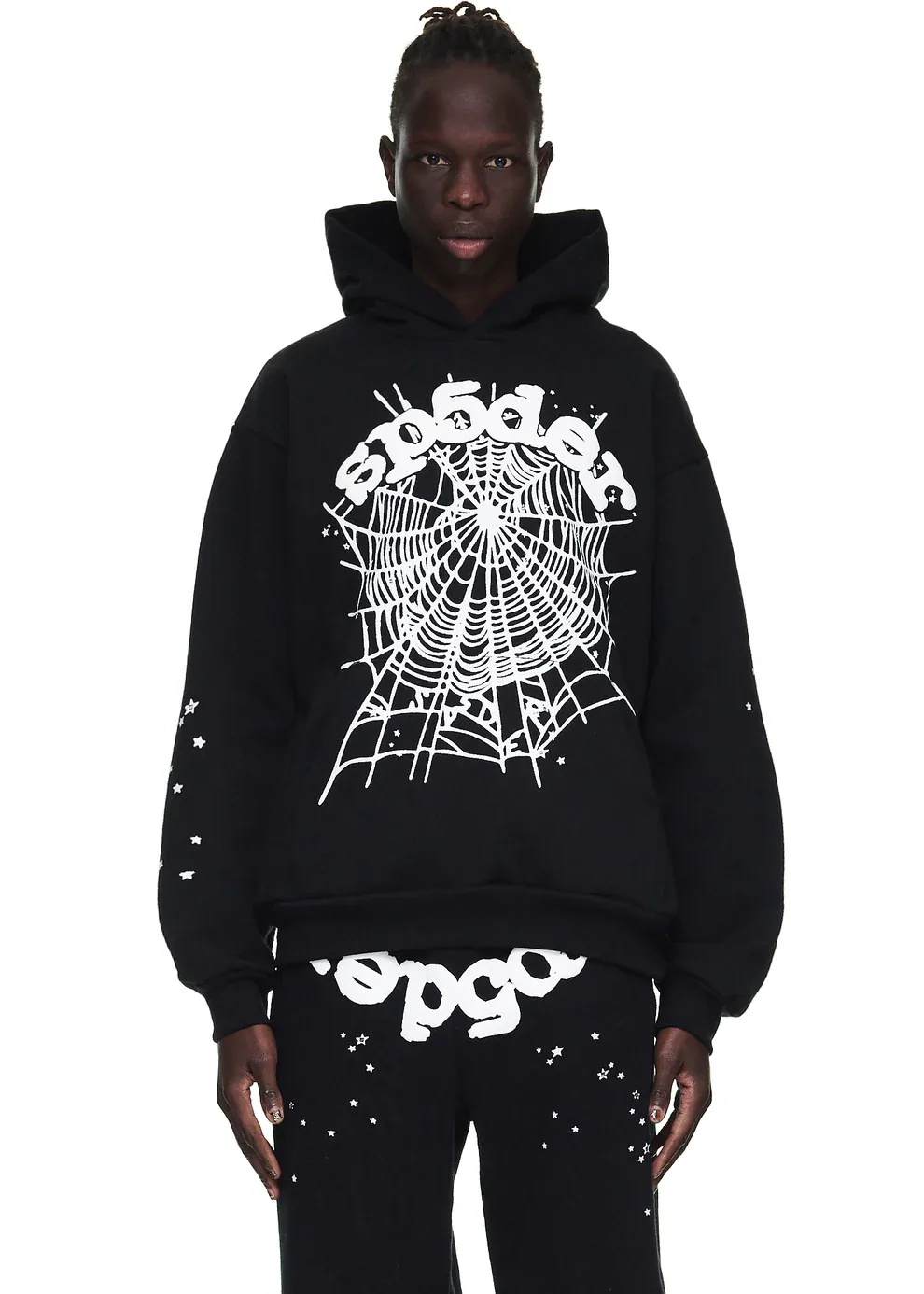 Sp5der OG Web Hoodie Navy — view 5