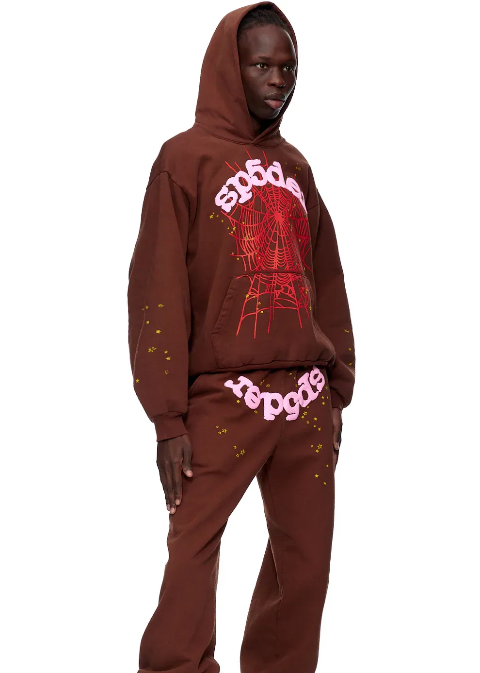 Sp5der Araignee Hoodie Brown — view 8