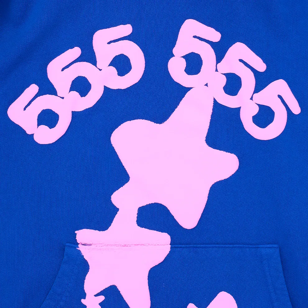 Sp5der Beluge Hoodie Blue — view 3