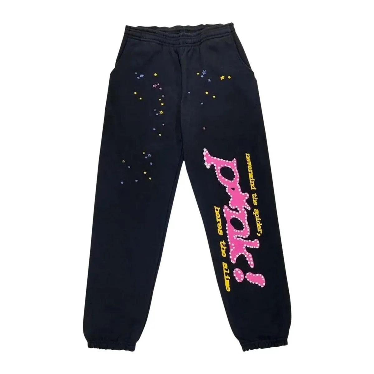 Black Sp5der Sweatpants — sp5der